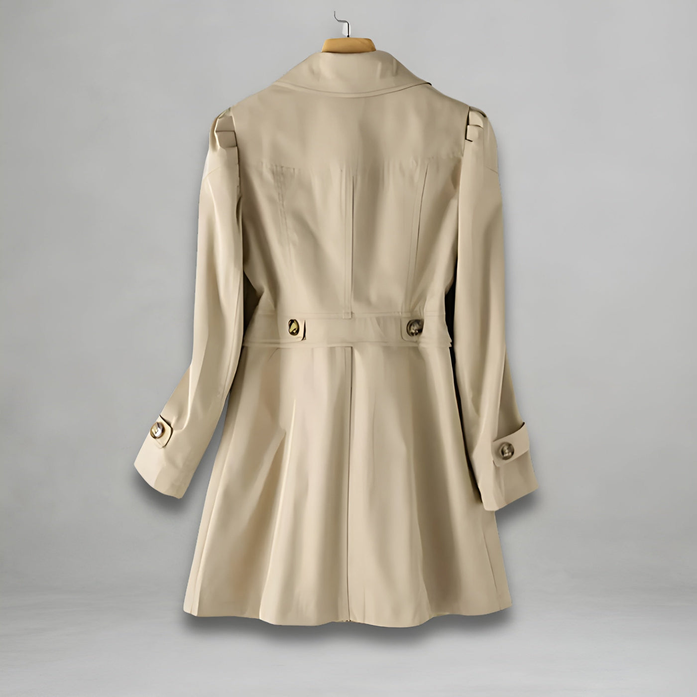 ElVA | Water-Repellent Trench Coat