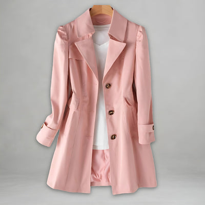 ElVA | Water-Repellent Trench Coat